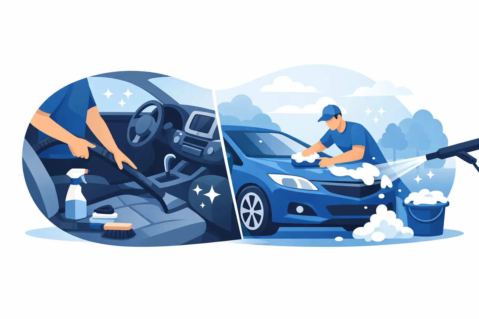 Car Cleaning Inside and Out: What to Expect