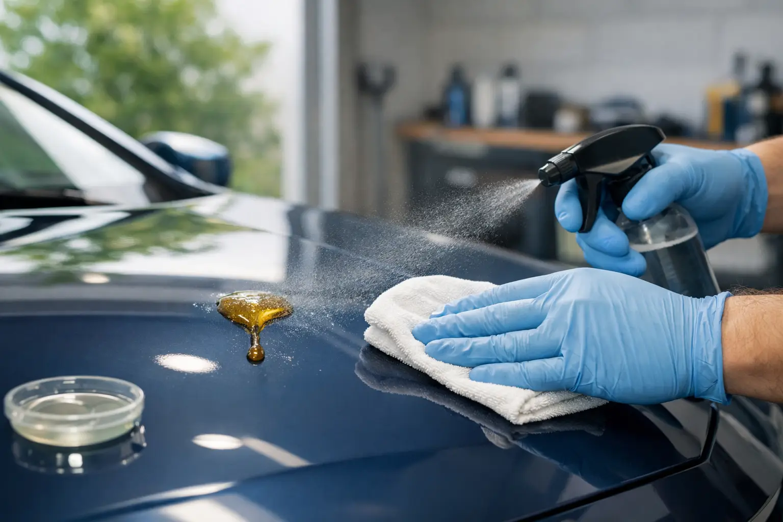 How to Remove Tree Sap From Car Paint Safely