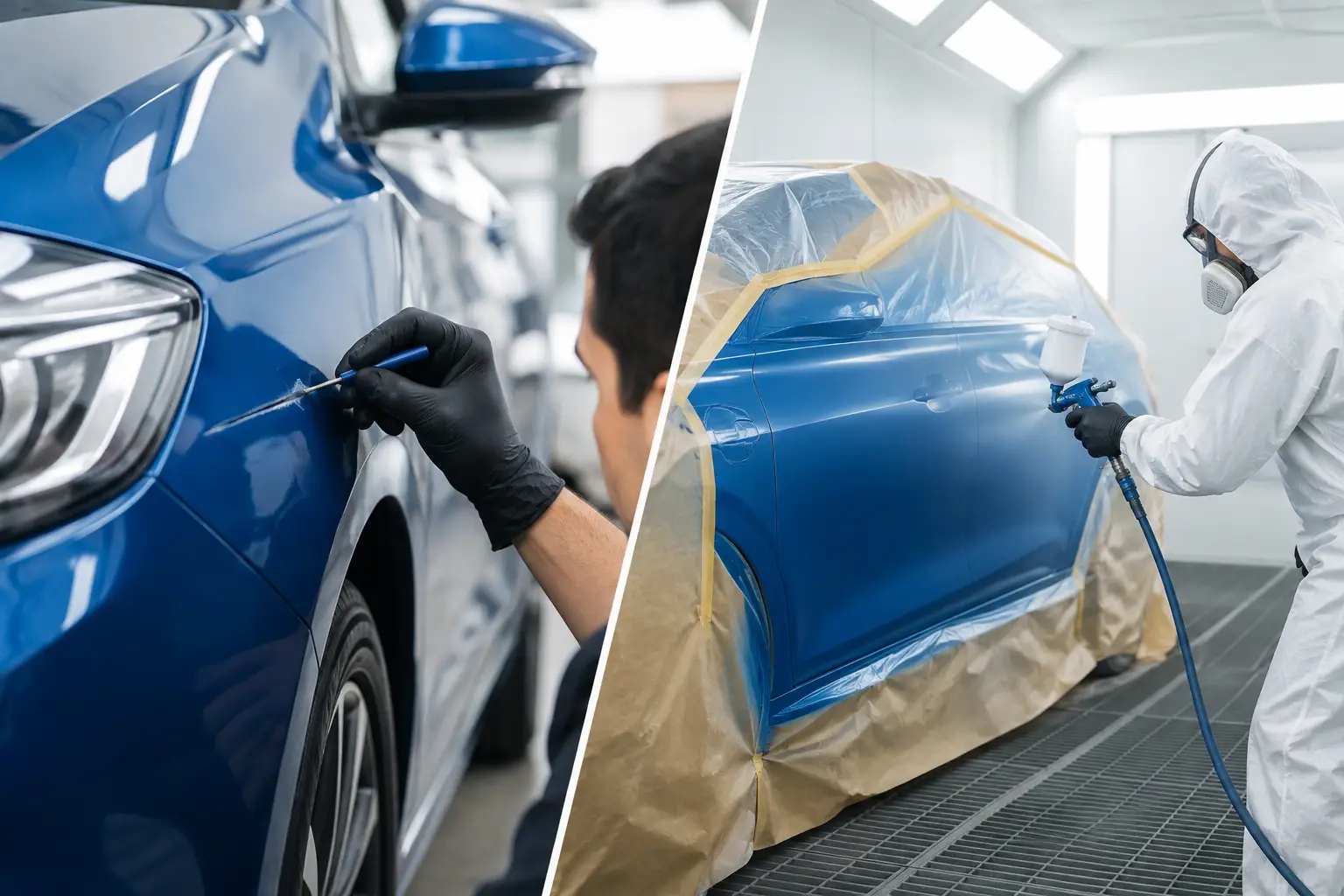 Touch Up Versus Respray: Which Is Right?