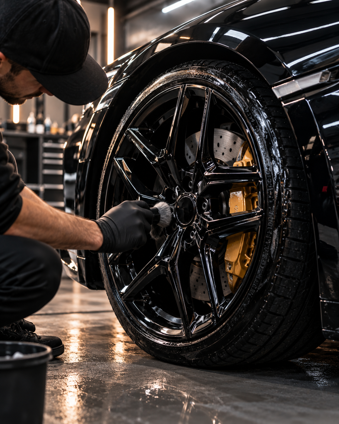 Professional alloy wheel restoration in New Milton