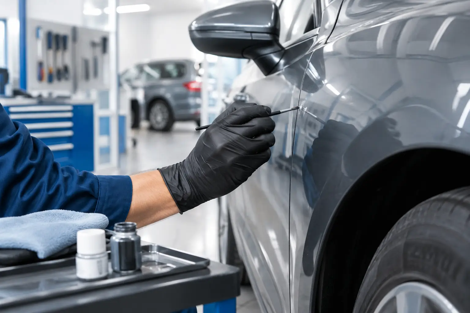 How Paint Touch Ups Work on Car Bodywork